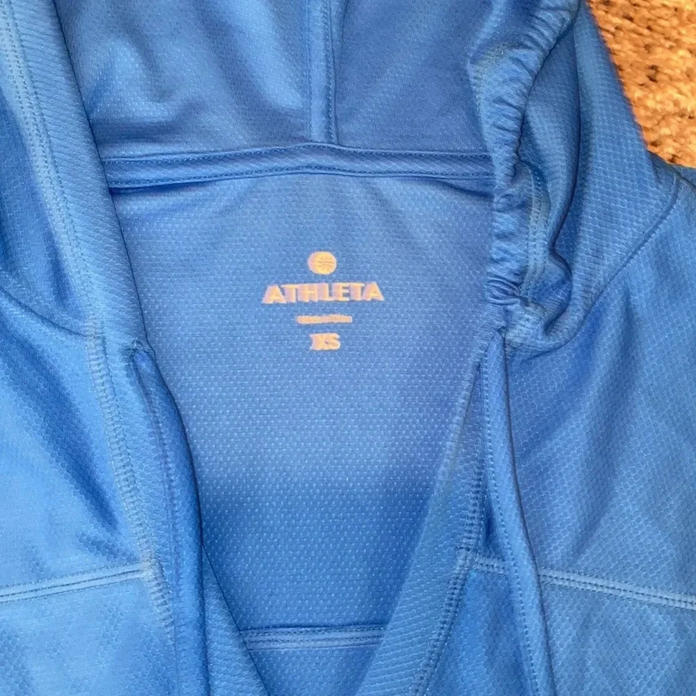 Athleta WICK-IT HOODIE COVERUP in Blue - Picture 3 of 4